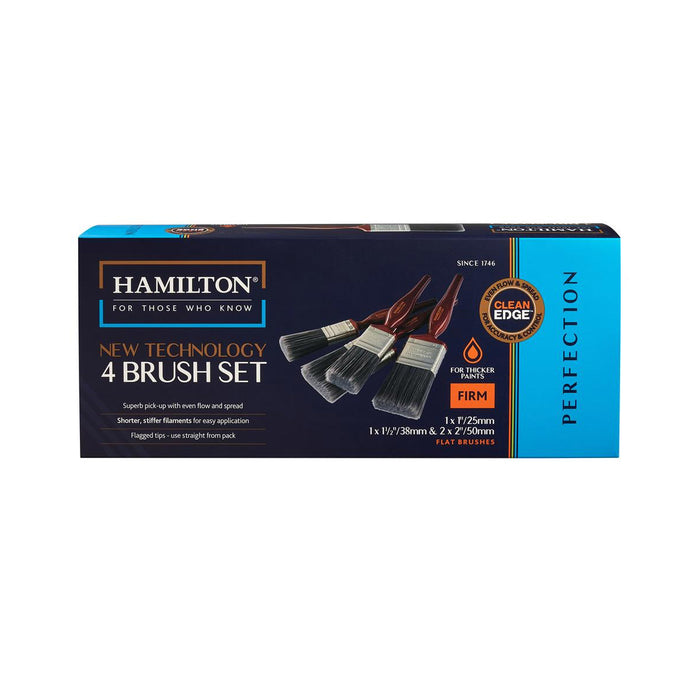 Hamilton Perfection Clean Edge 4 Brush Box Set