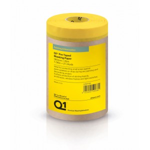 Q1 Pre Taped Masking Paper 180mm