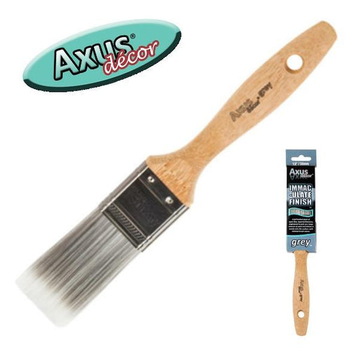 Axus Decor Grey Immaculate Finish Paint Brushes - Paint Panda