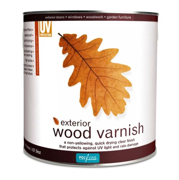 Polyvine Exterior Clear Wood Varnish Satin Finish