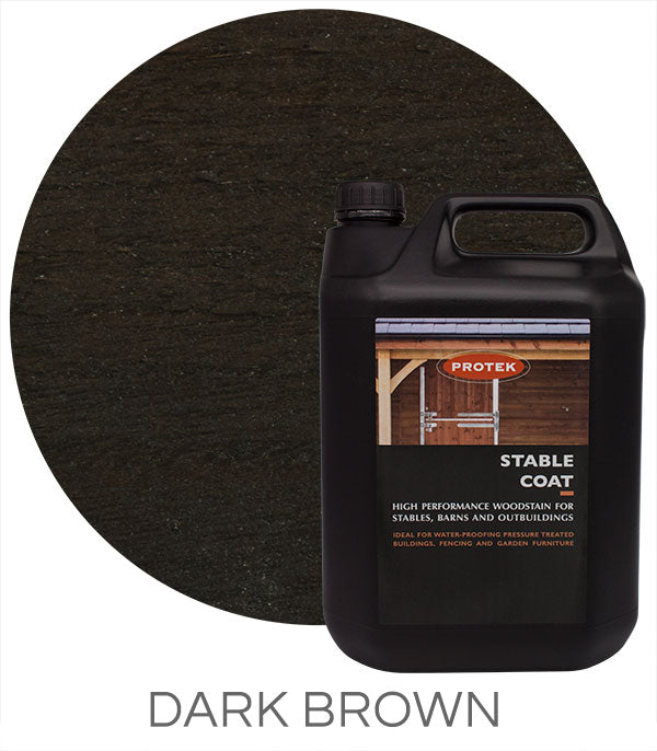 Protek 5ltr Stable Coat Dark Brown