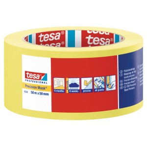 Tesa 4334 Yellow Precision Masking Tape  2" / 50mm