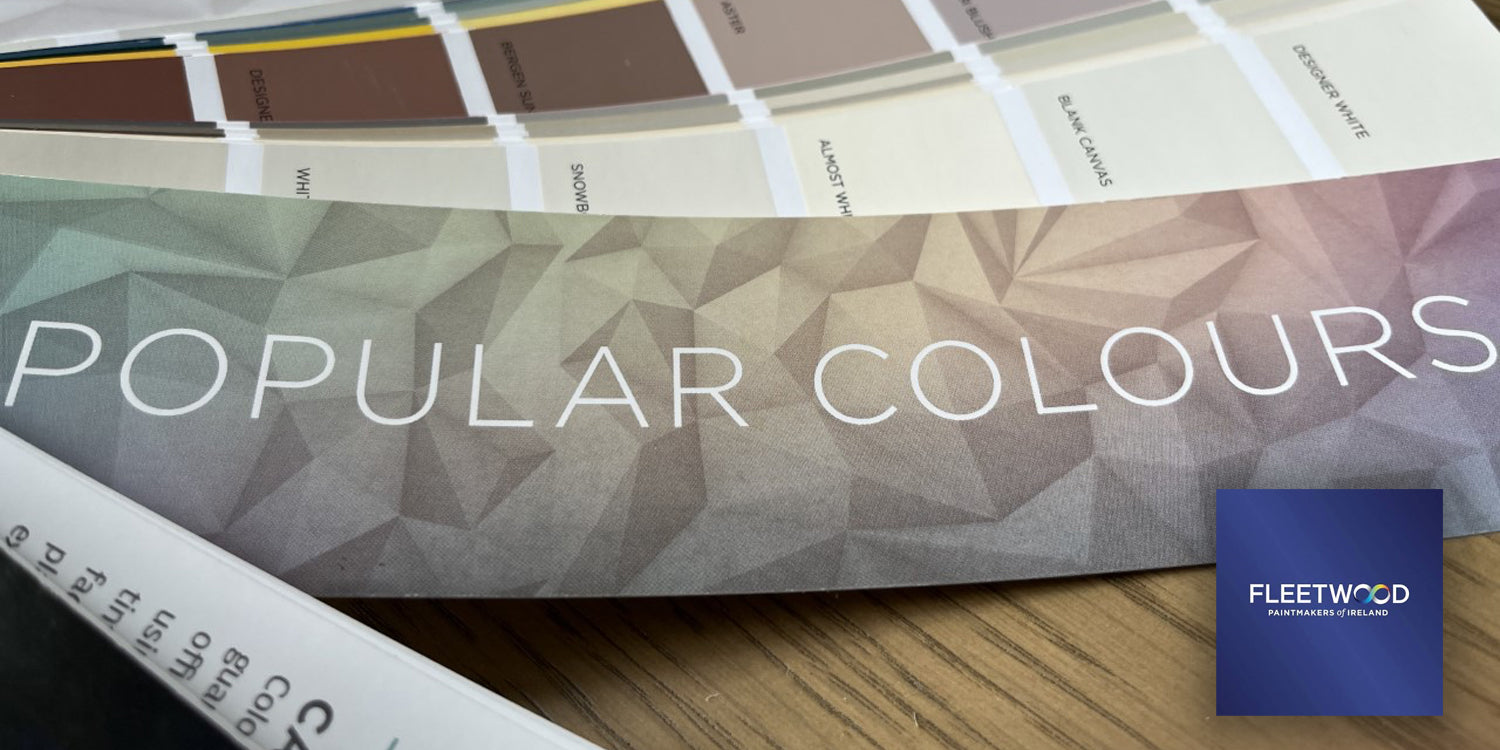 Fleetwood Paint colour card used to announce the paint now being sold at ADS
