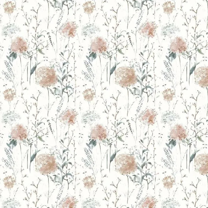Laura Ashley Pallington Bloom Wallpaper - 130104 - Plaster Pink