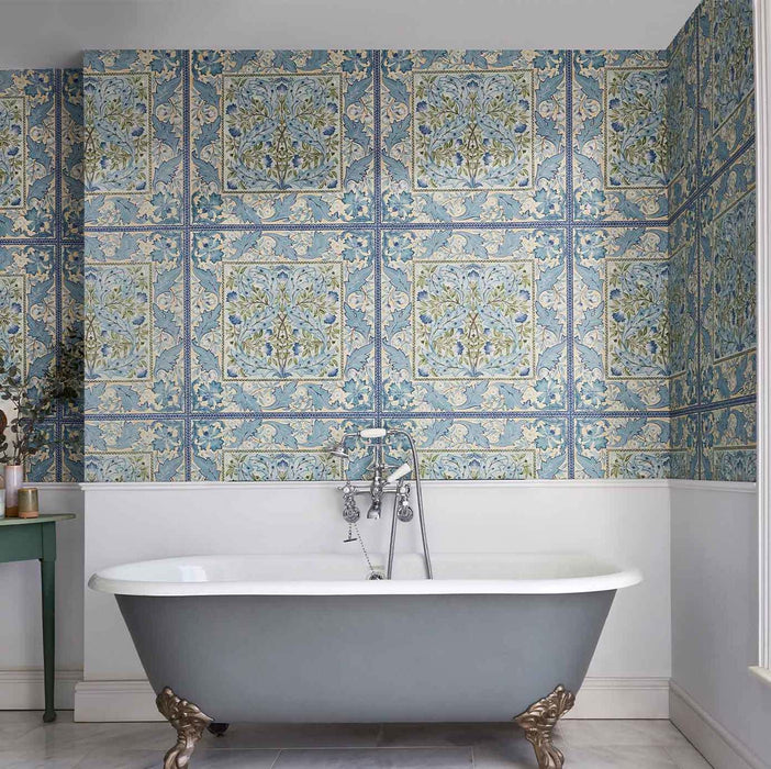 Morris & Co Wilhelmina Indigo Wallpaper