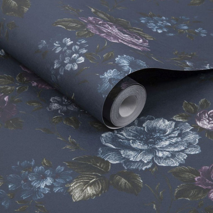 Graham & Brown Muse Wallpaper 103506 French Navy