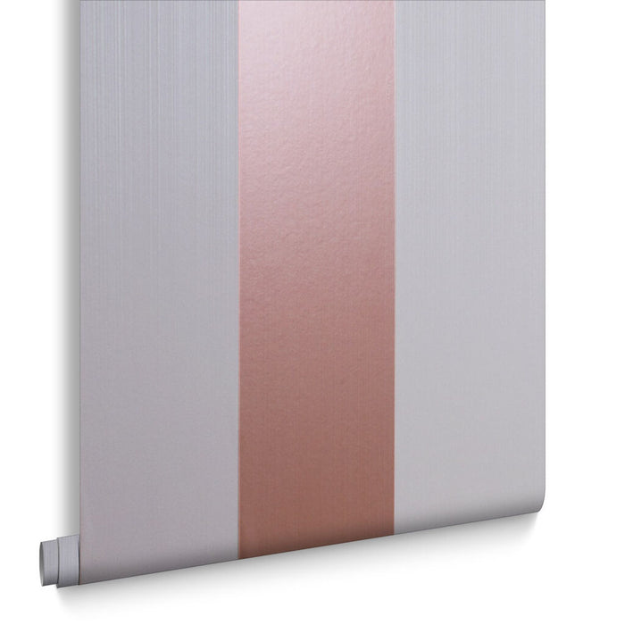 Graham & Brown Figaro Rose Gold/Mink Wallpaper