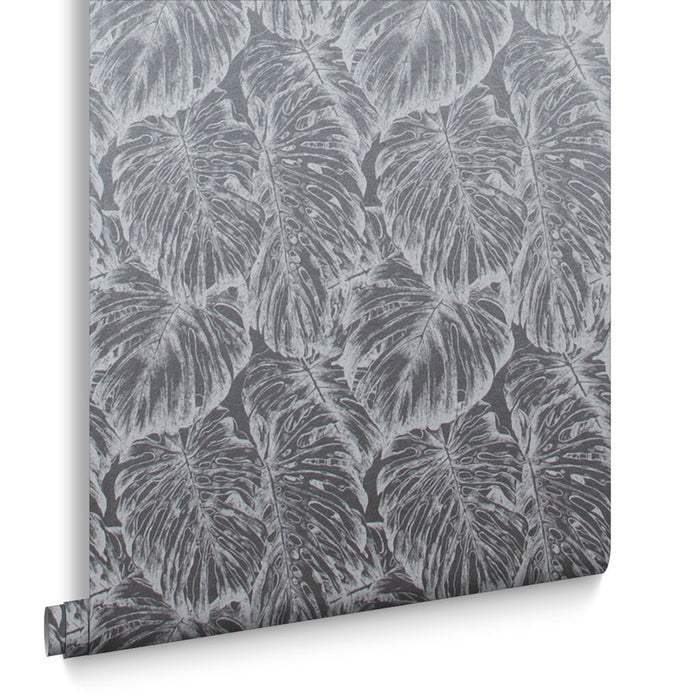 Graham & Brown Tropical Pewter Wallpaper