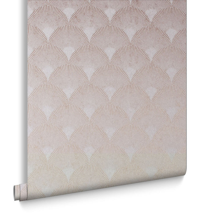 Graham & Brown Fan Rose Gold Wallpaper