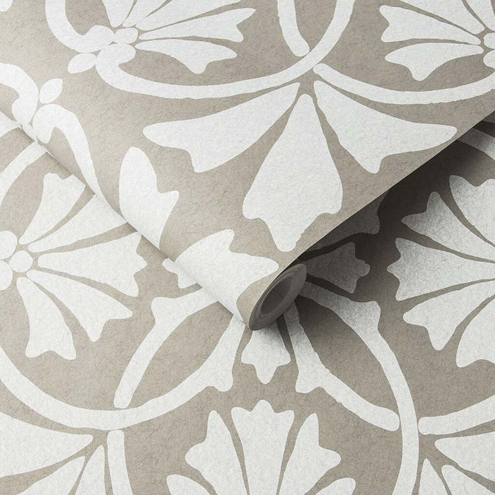 Graham & Brown Thrones Chalk/Taupe Wallpaper