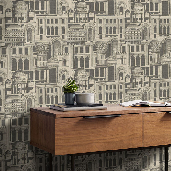 Graham & Brown Quarters Wallpaper 105285 Sepia