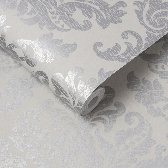 Graham & Brown Antique Grey Wallpaper