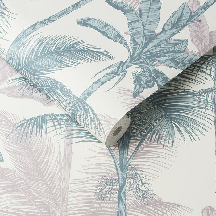 Graham & Brown Jungle Blush/Green Wallpaper