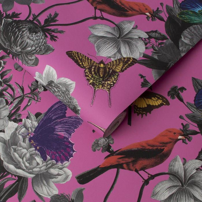 Graham & Brown Jardin Wallpaper 106429 Magenta