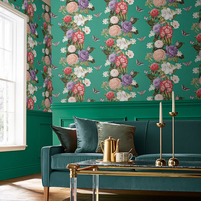 Graham & Brown Bloomsbury Wallpaper 107886 Emerald