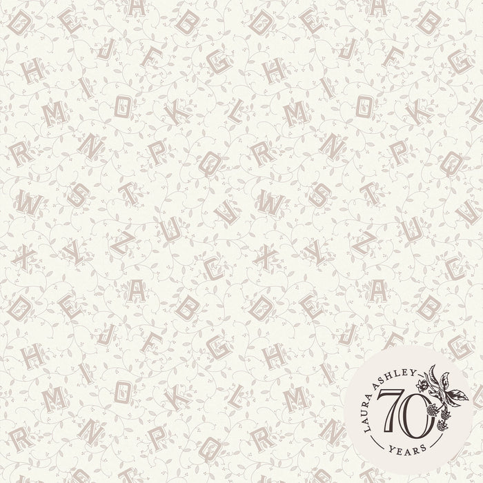 Laura Ashley 119862 Alphabet Dove Grey