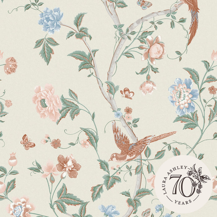 Laura Ashley 120133 Summer Palace Sage / Apricot