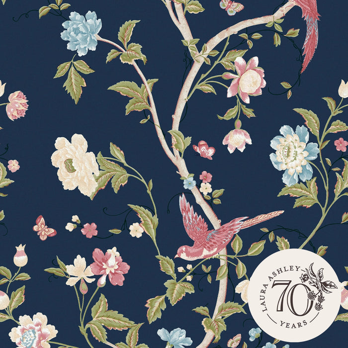 Laura Ashley 120134 Summer Palace Midnight Blue