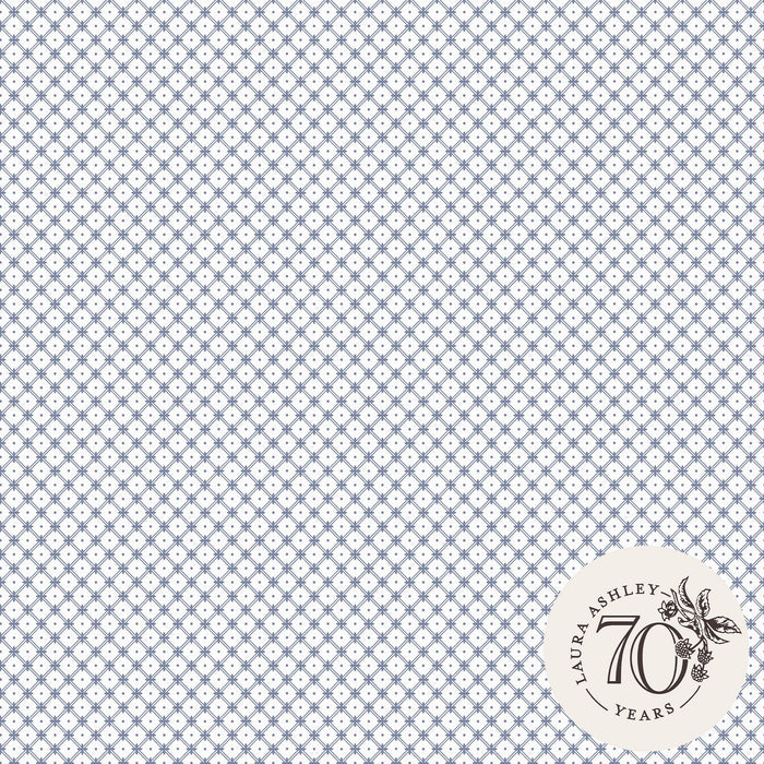 Laura Ashley 120135 Wickerwork Dark Seaspray Blue