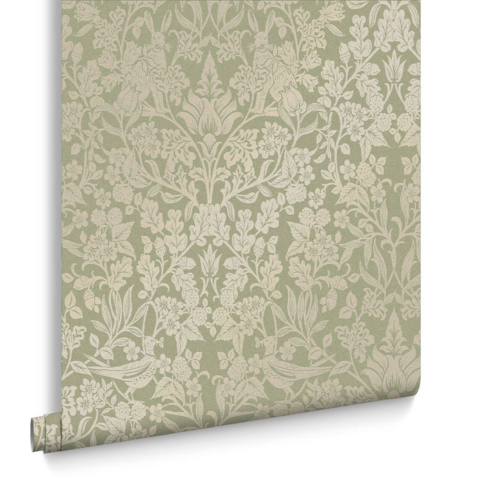 Graham & Brown Hartley Damask 120625 Sage