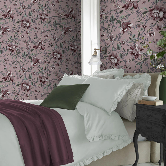 Laura Ashley 121091 Edita's Garden Pale Blackberry