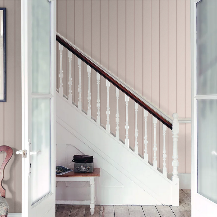 Laura Ashley 122760 Chalford Wood Panelling - Plaster Pink