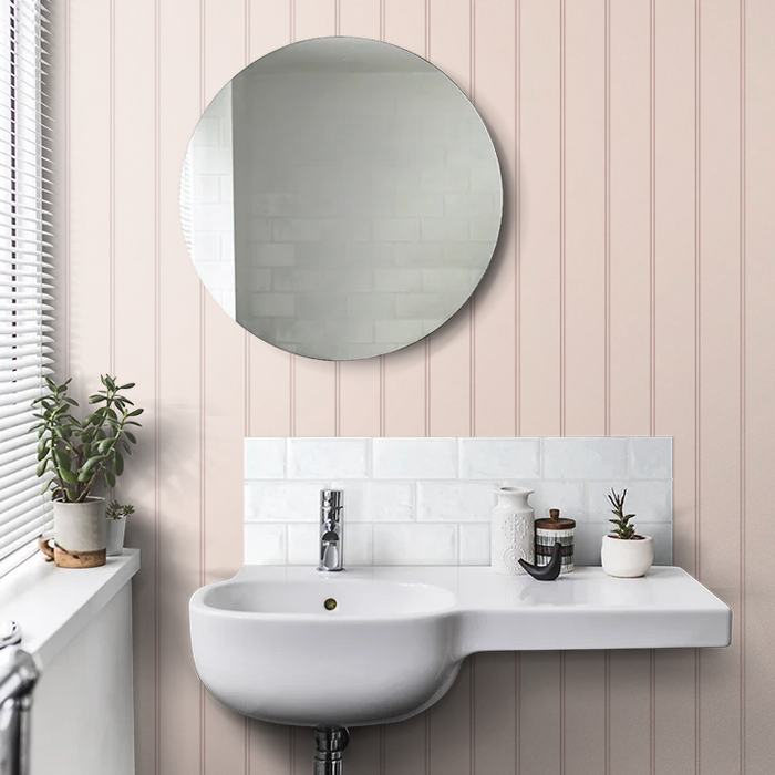 Laura Ashley 122760 Chalford Wood Panelling - Plaster Pink