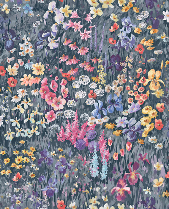 Graham & Brown Cottage Garden Midnight Wallpaper