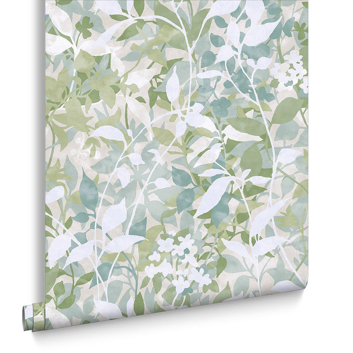 Graham & Brown Fleur Sage Wallpaper