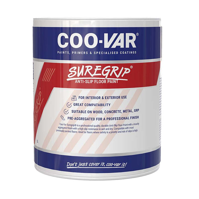 Coo-Var Suregrip Anti-Slip Floor Paint - Standard Colours