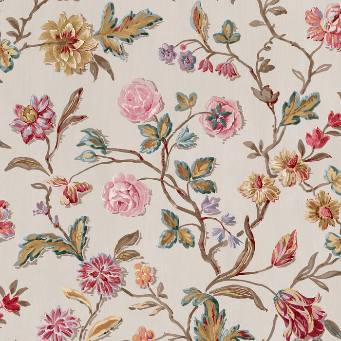Laura Ashley Lingmell Trail Wallpaper - 143321 - Pale Sable