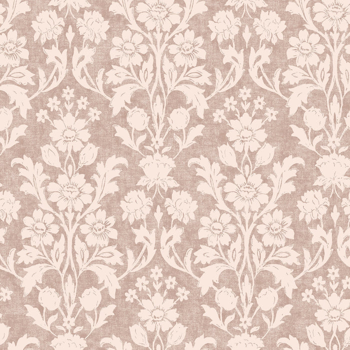 Laura Ashley Semington Silhouette Wallpaper - 143323 - Plaster Pink