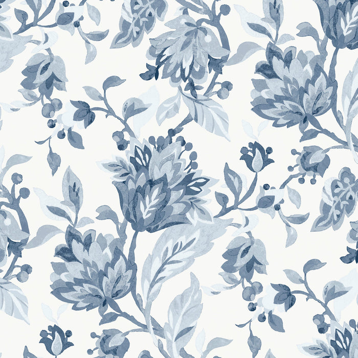 Laura Ashley Adwick Trail Wallpaper - 143327 - Dark Seaspray