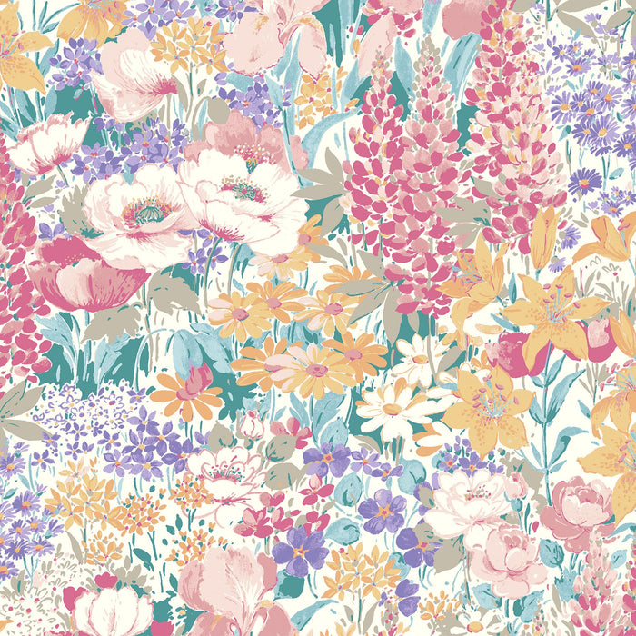 Laura Ashley Everingham Meadow Wallpaper - 143328 - Multi