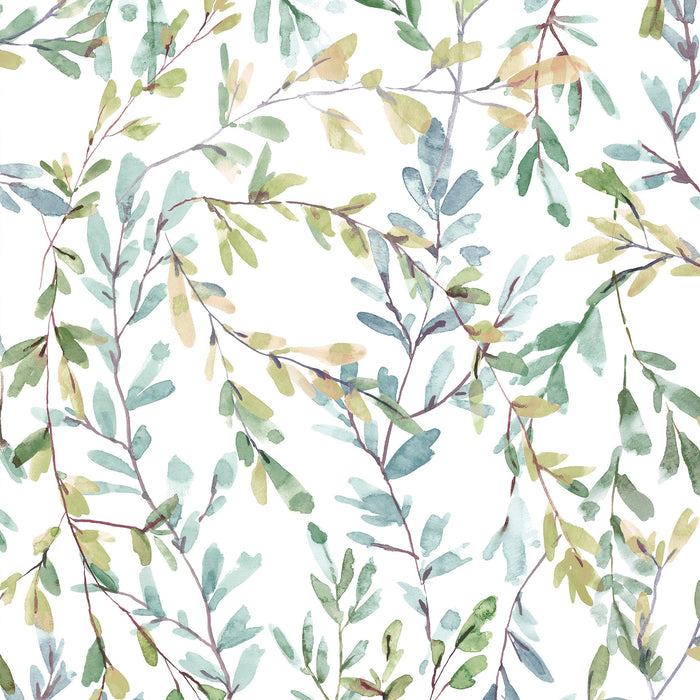 Laura Ashley Brayton Leaves Wallpaper - 143329 - Fresh Green