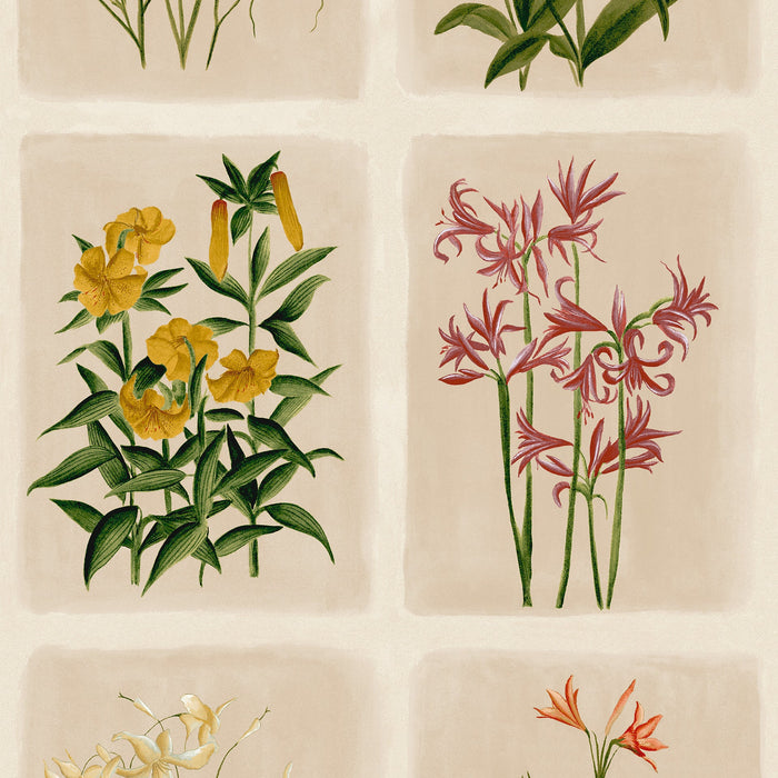 Laura Ashley Pershore Postcards Wallpaper - 143334 - Linen