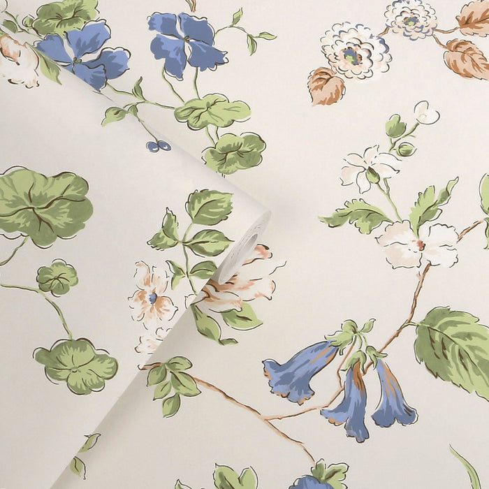 Laura Ashley Pennywell Grove Wallpaper - 143338 - Chalk Blue