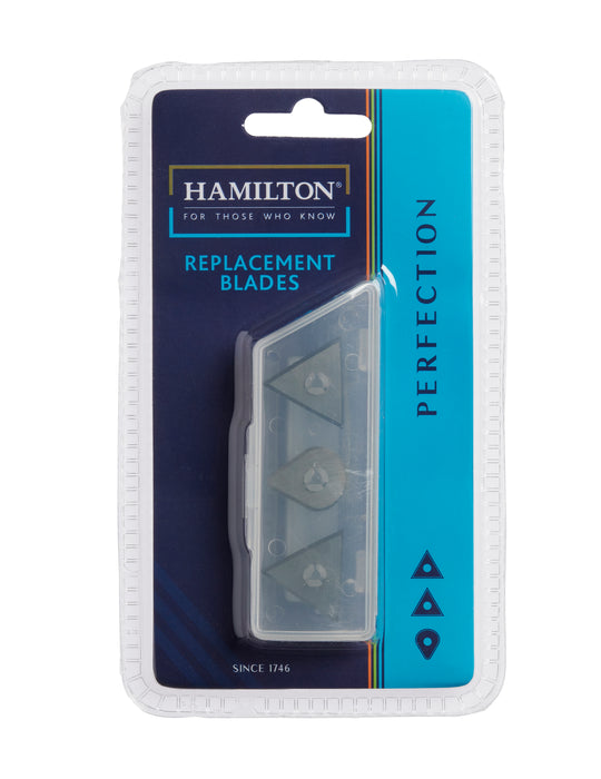 Hamilton Perfection Precision Scraper Blades Pk of 3x