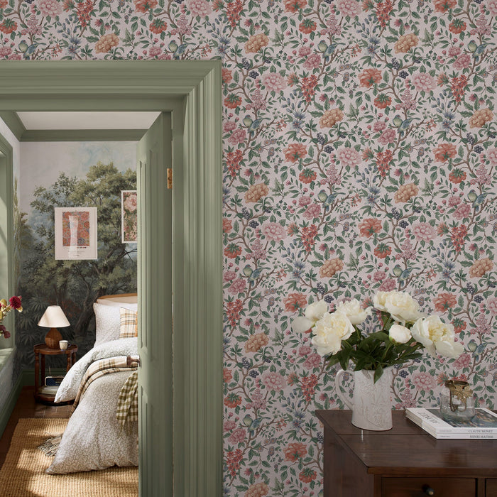 Laura Ashley Ellenbrook Wallpaper - 146954 - Multi