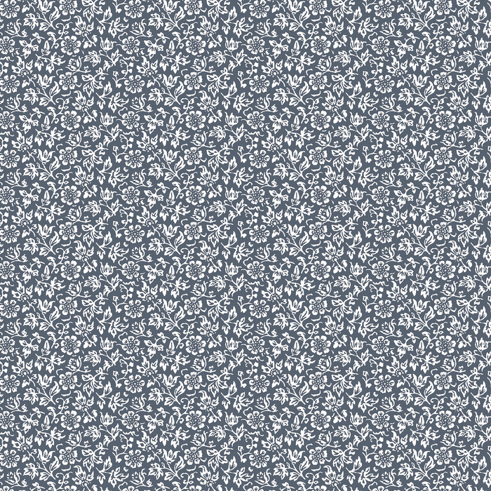 Laura Ashley Sweet Alyssum Wallpaper - 146958 - Denim Blue