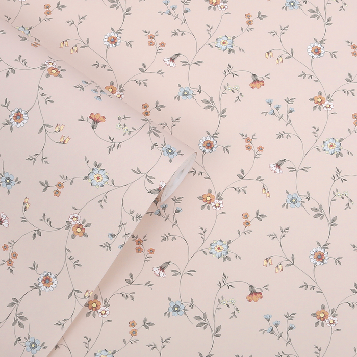 Laura Ashley Leone Trail Wallpaper - 146960 - Linen