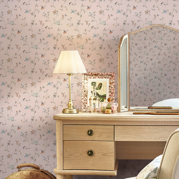 Laura Ashley Leone Trail Wallpaper - 146960 - Linen