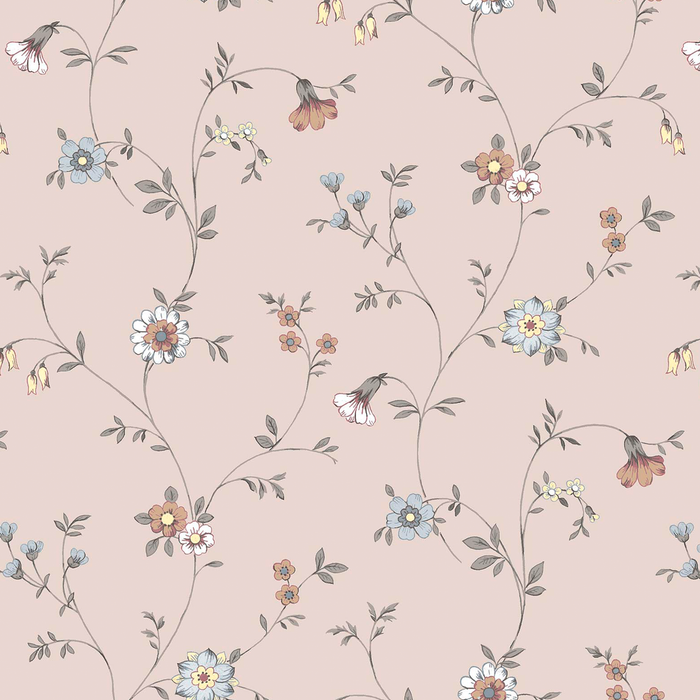Laura Ashley Leone Trail Wallpaper - 146960 - Linen