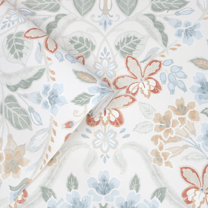 Laura Ashley Cassia Wallpaper - 146961 - Multi