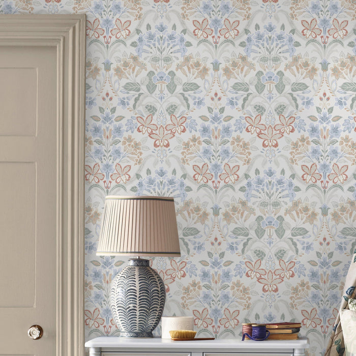 Laura Ashley Cassia Wallpaper - 146961 - Multi