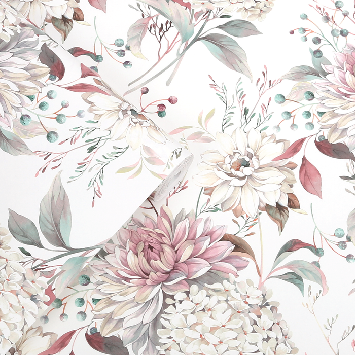 Laura Ashley Heatherwick Trail Wallpaper - 146963 - Grape