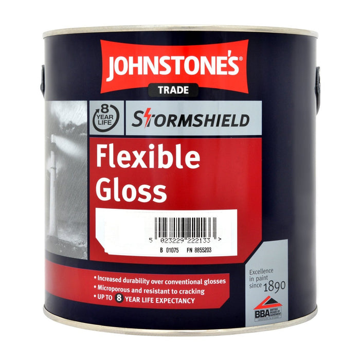 Johnstones 2.5ltr Stormshield Flexible Gloss Colours *SALE*