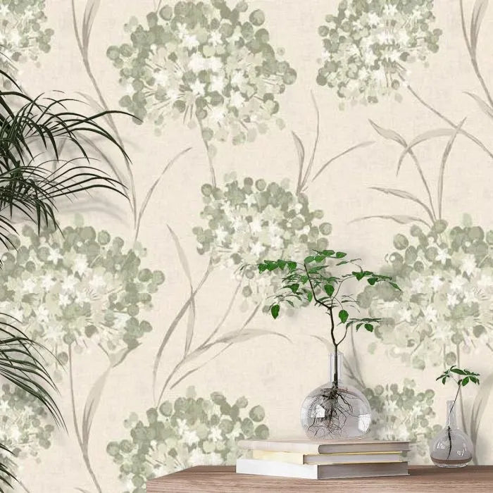 Laura Ashley Giselle Wallpaper -140331 - Hedgerow