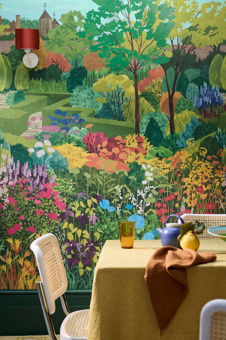 Little Greene Castle Garden Tea With Florence Pale Lime