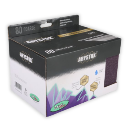 Axus Arystox Ceramic Oxide Abrasive Flexi-Pads, Pack of 20